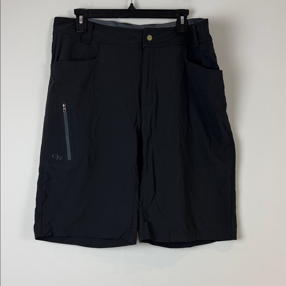 Outdoor Research Men's Dark Shorts with Zipper Pocket Size XL
